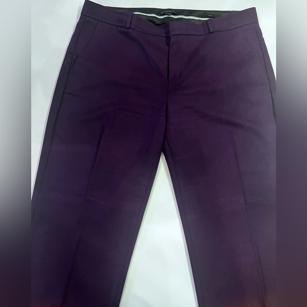 Banana Republic Avery Maroon Slacks